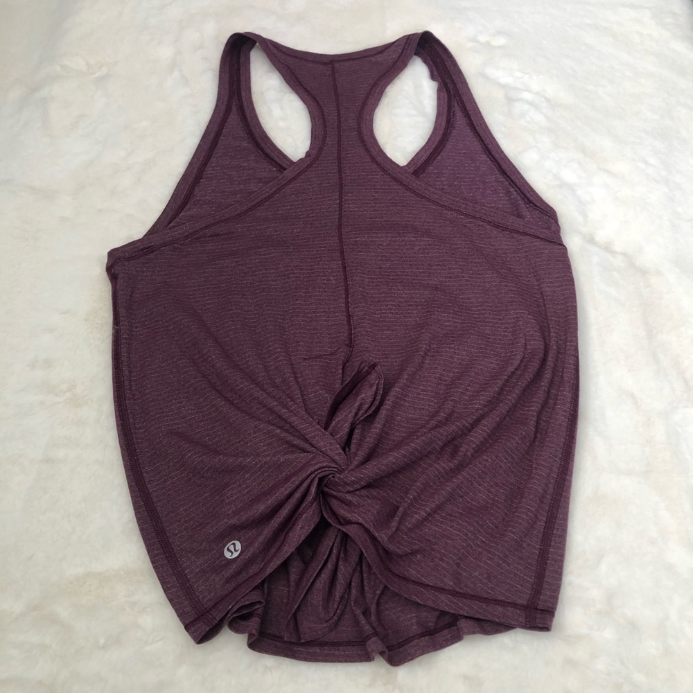 🍇 NWOT Lululemon Open/Tie Back Racerback Tank 🍋